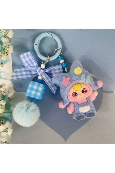Choice3 D Dopamine Baby Three Years Flocking Doll Keychain Backpack Pendant K...