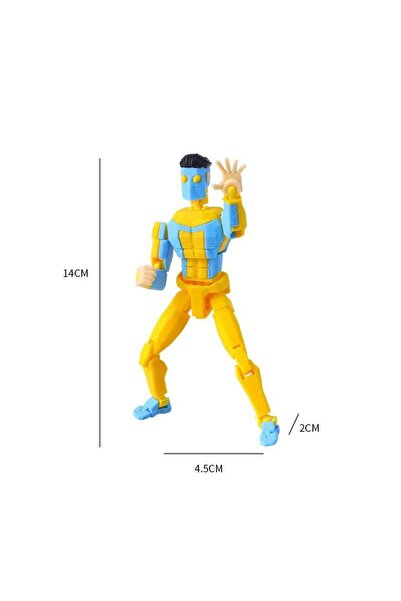 Choice1 Masked 3d Printed Blue-Masked Invincible T13 Dummy13 Multi-Jointed Mo...