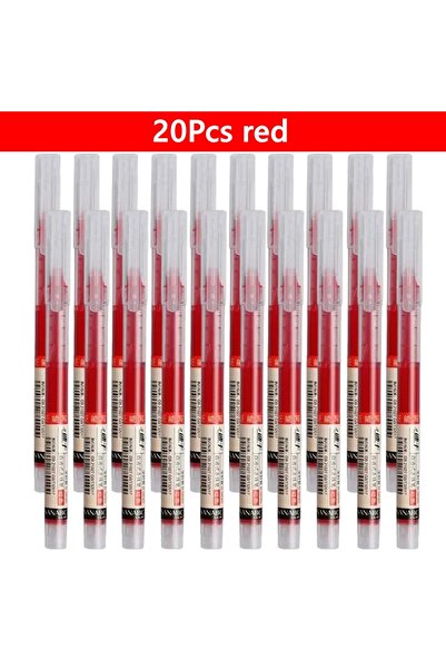 Choice28 20pcs red 3/10/50/100PCS Color Gel Pens set,0.5mm Fine Tip Ballpoint...