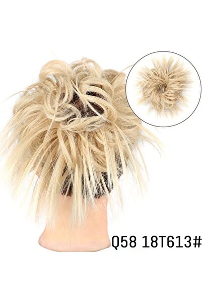 Estelle Messy Cocktail Bun hair bun hair bang hair extension elastic hair ban...