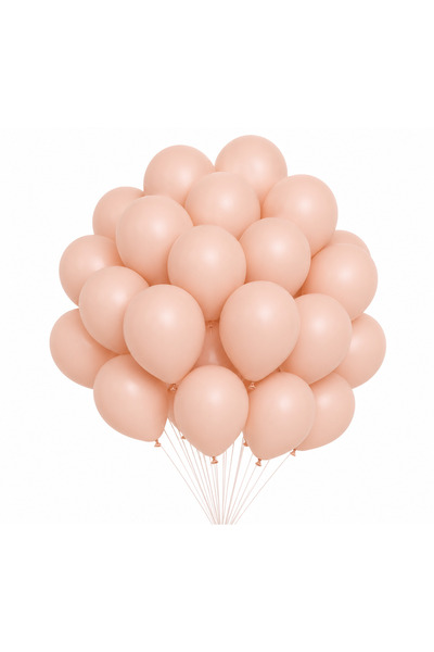 genaja Set 75 Baloane Latex 26 cm (10 inch), Blush Pastel, Umflare cu Aer sau...
