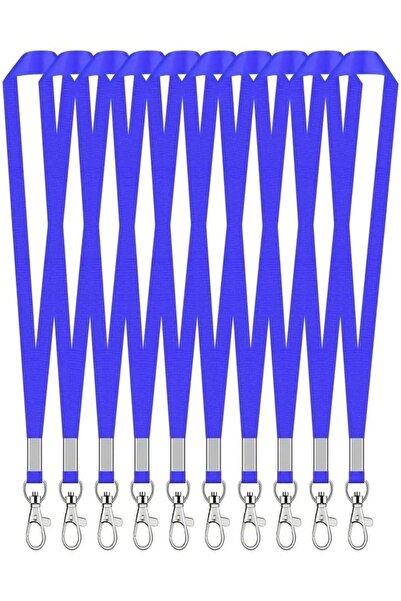 Choice 10 pcs 10 pcs durable lanyard with swivel hook, flat neck design for I...