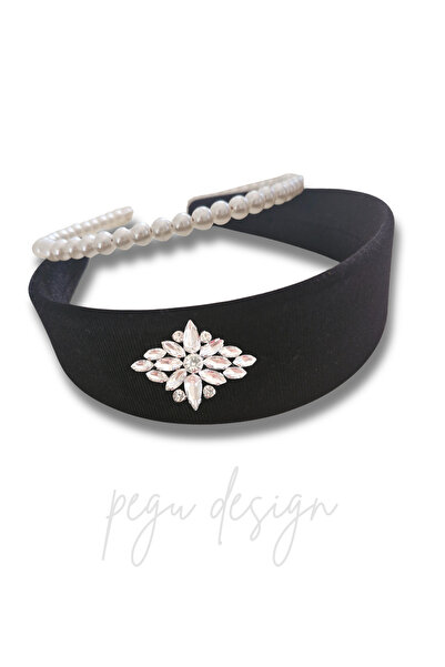pegu baby collection ΣΕΤ LUX 2 ΤΕΜΑΧΙΩΝ: ΚΟΡΝΗ ΜΕ ΠΕΡΙΓΡΑΜΜΑ ΚΑΙ ΠΕΤΡΕΣ, ΜΑΥΡ...