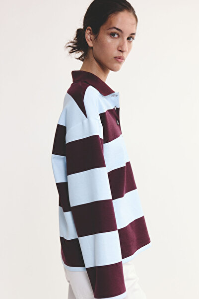 H&M Pamuk Karışımlı Polo Üst