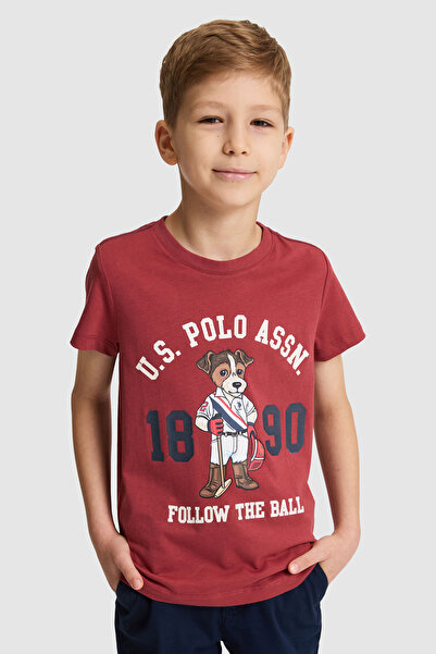 U.S. Polo Assn. Boy's Cherry T-Shirt 50320446-Vr223