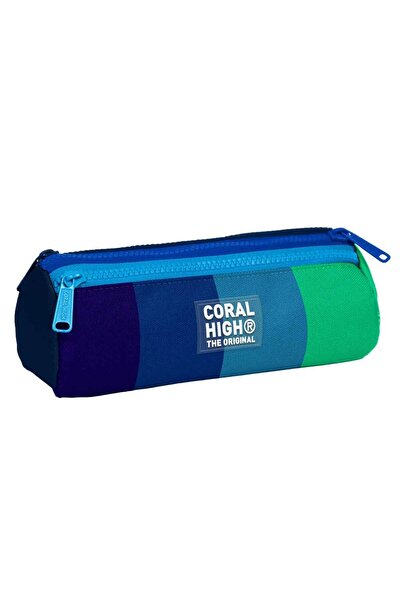 Coral High Renkli Çizgili Kalem Kutusu 22097