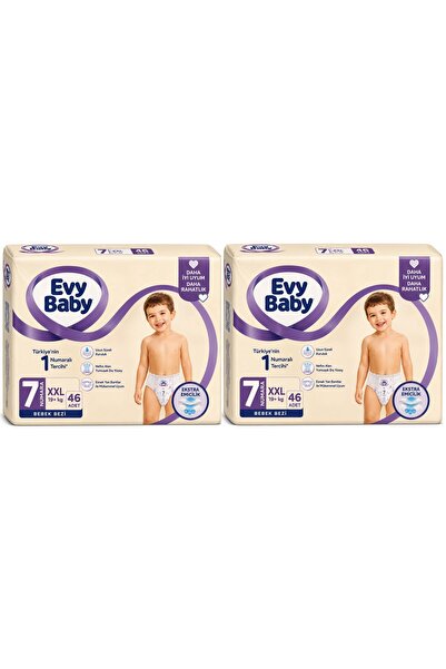 Evy Baby Baby Diaper Size 7 XXL 19+ kg 92 Pieces