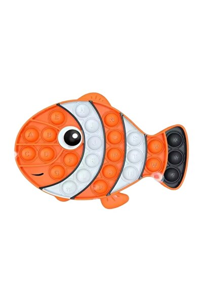Velaris Jucărie senzorială antistres Pop It Bubble Fidget, în formă de pește,...