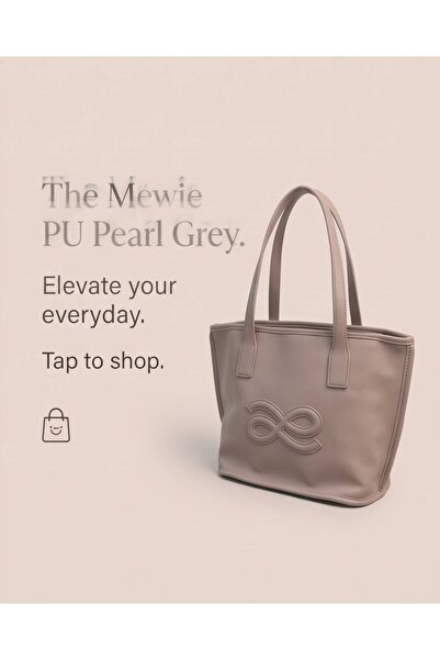 House of Little Bunny Mewie PU – Pearl Grey