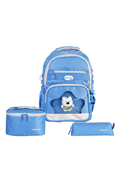 ERDEM KIDS Relaxion 1920 Μπλε εργονομική σχολική τσάντα για αγόρια δημοτικού ...