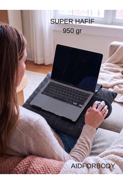 Posturecare LAPMATE BLK (Yastıklı Laptop Standı Siyah)