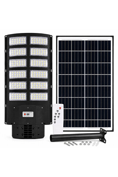Pexor Ηλιακό φωτιστικό δρόμου LED 700W με τηλεχειριστήριο, αισθητήρα κίνησης,...