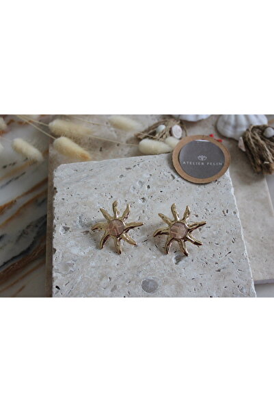 Atelier Pelin Güneş Model Earrings / Brown