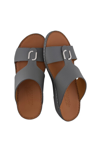 Cirino ( NOB-4700 ) Handmade Arabic Boy's Slippers | Arabic Sandals For Boys ...