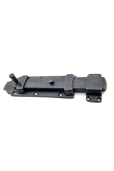 OEM Antique style decorative brass flat door latch - 55x215 mm, oxide