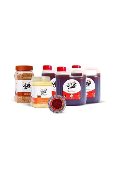 Azran Honey عرض عسل سدر فاخر 3 كيلو + قهوه سعودية فاخرة + سمن غنم بلدي فاخر +...