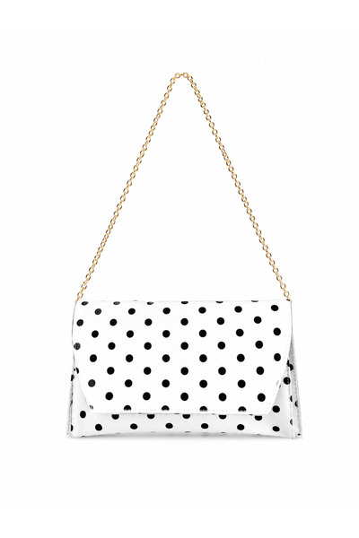 SHIKIRTI BAG STORE حقيبة يد وكتف نسائية بتصميم مغلف مع حزام سلسلة وإغلاق مغنا...