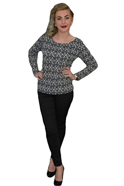 OEM Bluza lejera, cu marime universala, de culoare neagra cu imprimeu