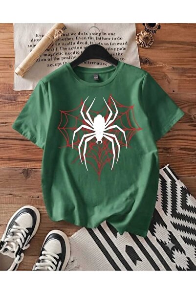 COHERENT Tricou supradimensionat din bumbac cu imprimeu personalizat SPIDER p...