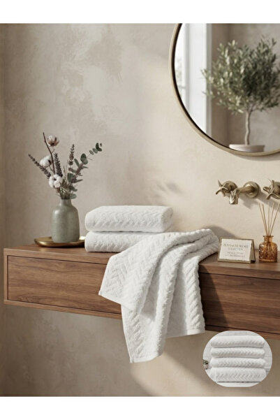 Truva Home Set 2 Prosoape Hoteliere Zen Spa | 50x90 cm | 100% Bumbac Turcesc ...