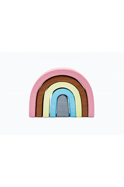 Marc toys Set lucrat manual, Curcubeu Arcada mic, roz