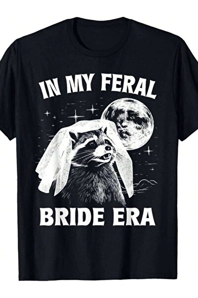 2BIR تي شيرت هودي من In My Bride Era Raccoon