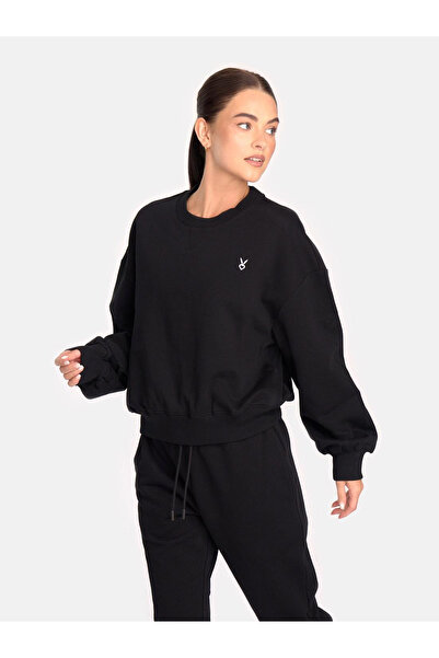 Cardio Bunny Women Round Neck Sweatshirt