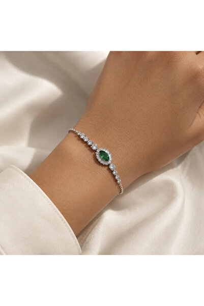 MONALITA Elegant Silver Color Bracelet (B729).