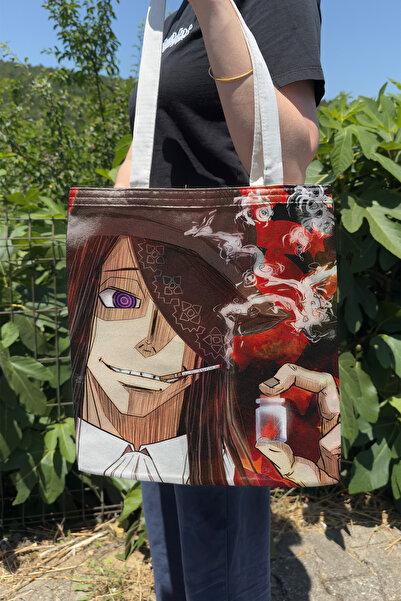 ZipZap Fire Force V3 Summer Winter Double-Sided Canvas Printing Tote Bag Anim...
