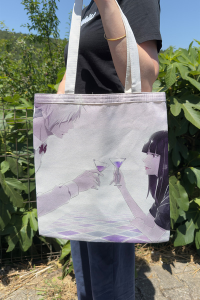 ZipZap Death Parade V5 Summer Winter Double-Sided Canvas Printing Tote Bag An...