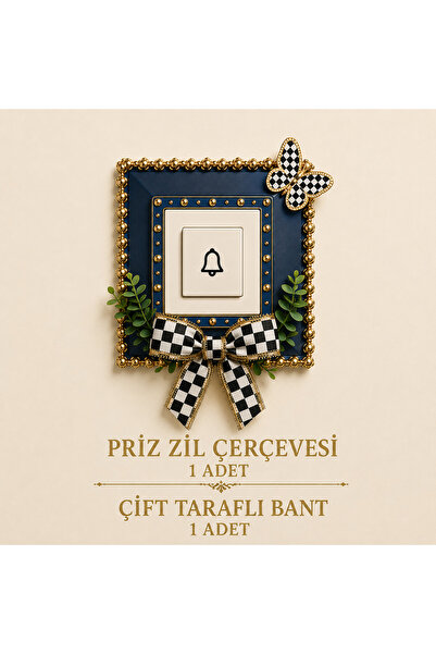 Marrone Modern Tasarım Priz Çerçevesi Gold Detaylı