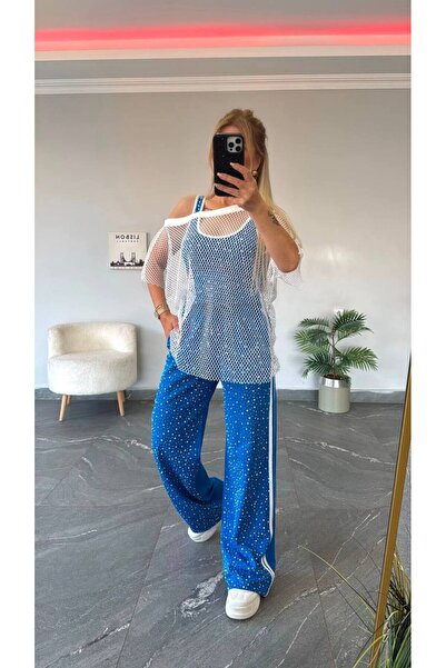 Bella Belluci طقم شبكي ثلاثي الأحجار
