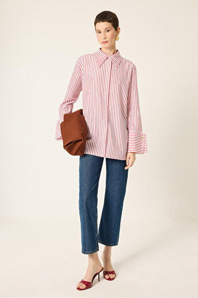 Touché Privé Striped Shirt with Wide Cuffs