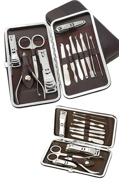 ZERO LAND Nhr-Hlss 12 Piece Manicure Pedicure Set Nail Care Callus Removal Ha...