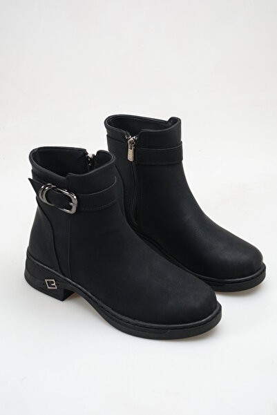 SENASTİL A120 Women's Buckle Zippered Comfortable Sole Ankle Stylish Women's ...