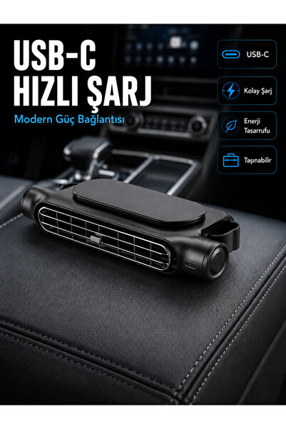 Genel Markalar Otomobil Koltuk Başlığı Fanı Güçlü Turbo Hava Akışı Sunan Soğu...