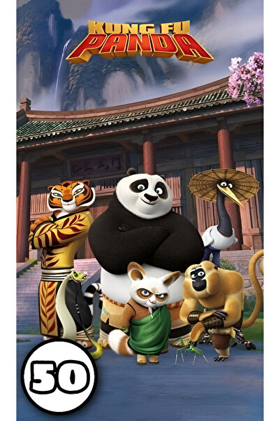 Kung-Fu Panda Βιβλίο ζωγραφικής, 50 εικονογραφήσεις Kung Fu Panda, A4