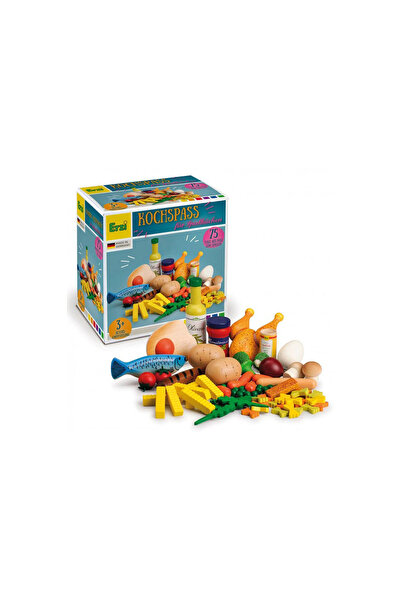 Erzi Set de gătit din lemn 75 piese
