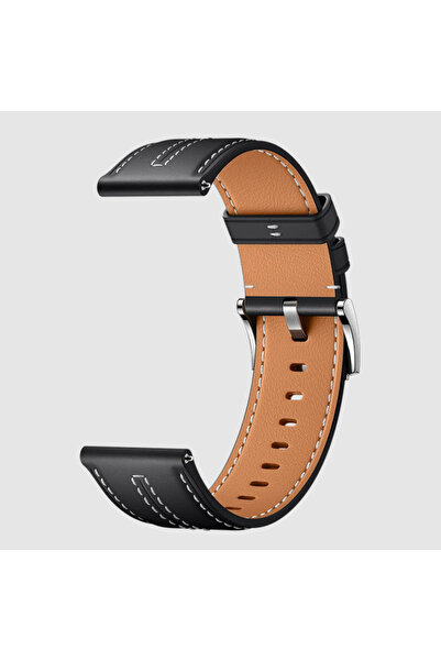 Huawei EasyFit 3 Gece Siyahı Deri Görünümlü 22mm Kayış