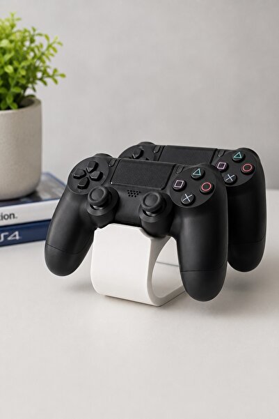craftopya PS4 Uyumlu 2'li Oyun Kolu Standı - Gamepad Tutucu Masaüstü Düzenley...