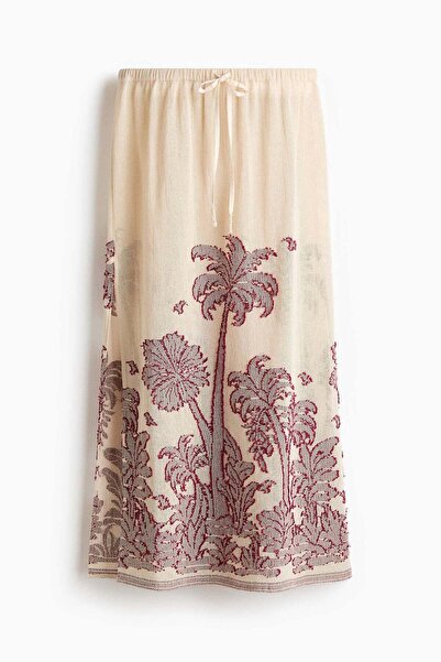H&M Jacquard-weave cotton beach skirt