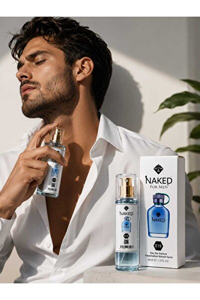 naked E19 For Men Erkek Parfüm EDP 45 ml Ferah Odunsu Aromatik Koku