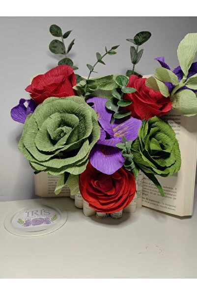 OEM Carte cu flori – Flori de iris din hârtie