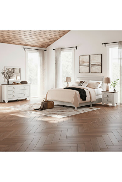 Ashley Furniture غرفة نوم لايمير كوين بانل