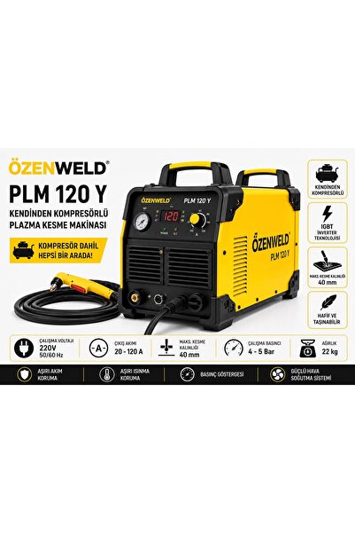 ÖZENWELD KENDİNDEN KOMPRESÖRLÜ PLAZMA KESME MAKİNASI