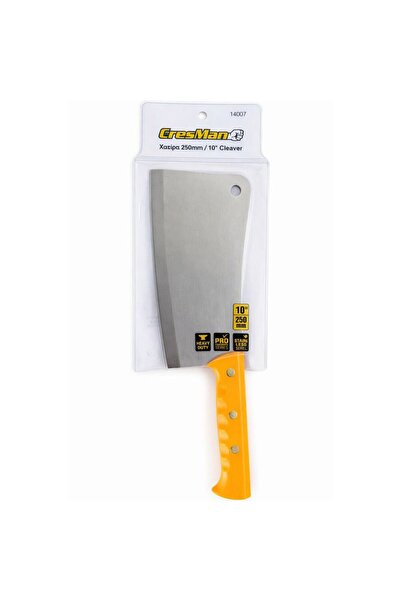 CRESMAN Σάτιρα πλαστική λαβή κίτρινη 25.0cm 10 βαρέως τύπου 1100g
