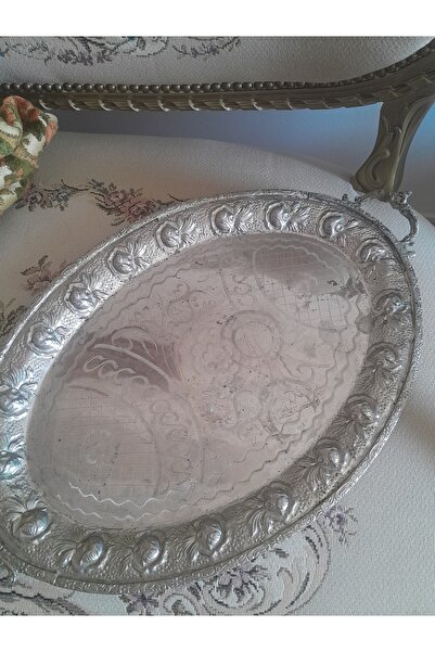 sadrazamantik Antique Brass Tray