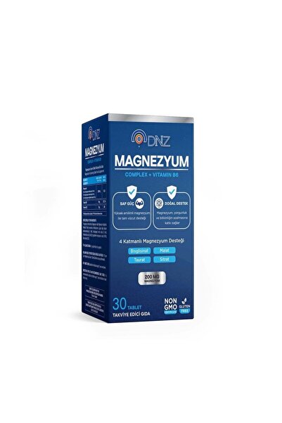 DenizPharma Dnz Magnesium Complex +B6 30 Tablets