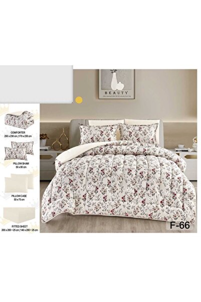 BIET ALMAFROSHAT 6-Piece Quilted Bedspread Set with a Quilted Bed Runner