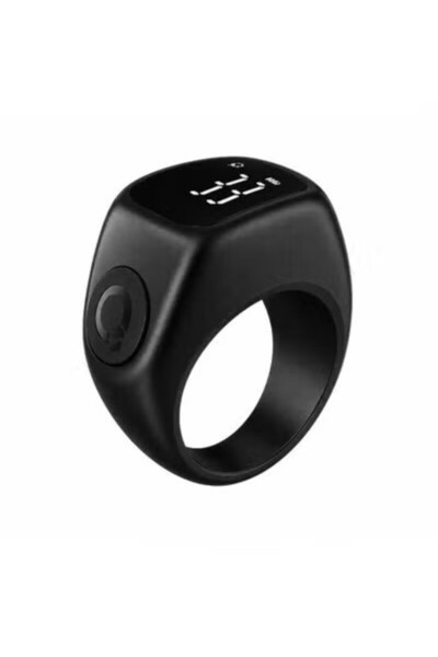 iqibla خاتم تسبيح ذكي Zikr Ring Jood Lite J01T مع شاشة رقمية كبيرة وعداد تسبي...